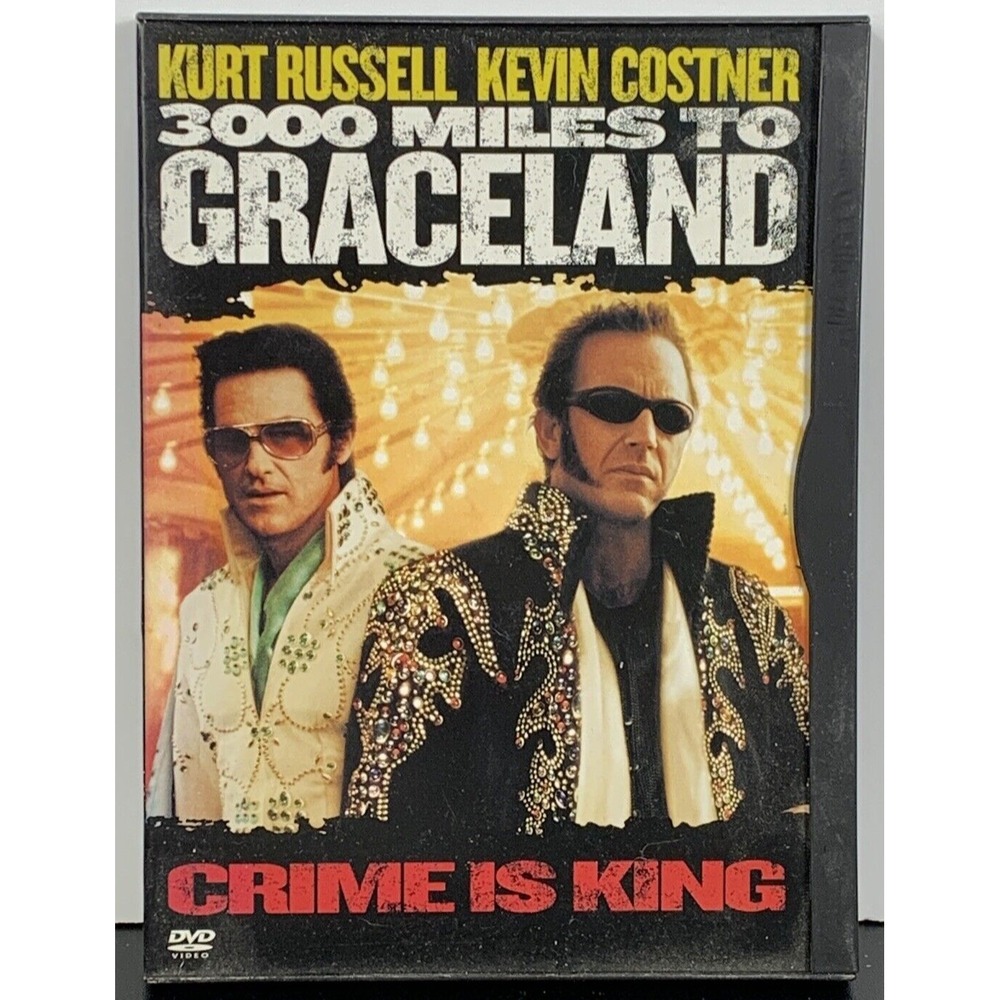 3000 Miles to Graceland (DVD, 2001) Kevin Costner Kurt Russell Christian Slater